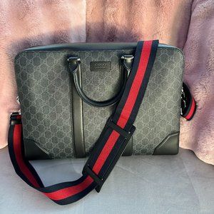 Gucci GG Black Briefcase